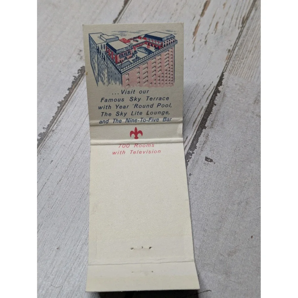Vintage Matchbook Cover The Monteleone‎ Hotel New Orleans, Louisiana